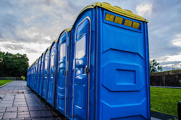 Porta potty delivery and setup in South Amherst, OH